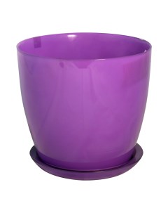 Цветочный горшок Джина 4 4840157524_ фиолетовый Ninaglass