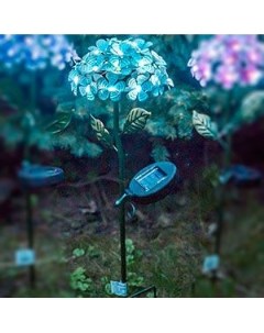 Садовый светильник Гортензия голубая 895686 1 шт Kaemingk
