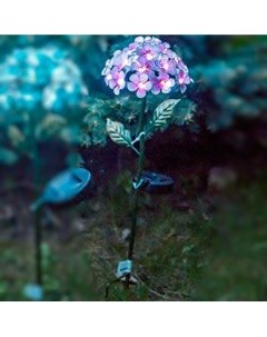 Садовый светильник Гортензия розовая 895686 1 шт Kaemingk