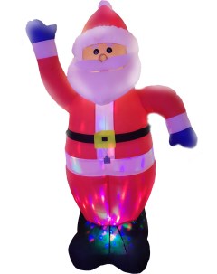 Надувная фигура дед мороз с разноцветной подсветкой 1 8 м арт IF 10200 Peha magic