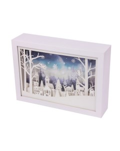 Новогодний светильник Лесной городок PT 96790 белый теплый Peha magic