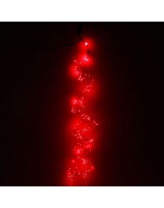 Световая гирлянда новогодняя Конский хвост Branch 350 0510 R 1 5 м красный Laitcom