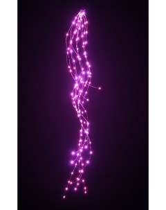 Световая гирлянда новогодняя Конский хвост Branch 350 0510 P 1 5 м розовый Laitcom