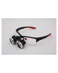 Бинокулярные очки лупа с увеличением 3 5х черного цвета Оем