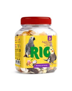 Лакомство для птиц РИО фруктово ореховая смесь 160г Rio