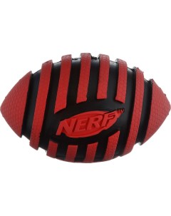 Апорт для собак Мяч для регби пищащий в ассортименте длина 9 см Nerf