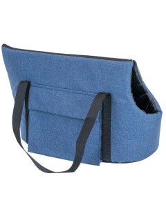 Переноска сумка Блюз 4 с 2мя карманами 58 х 27 х 34см катионик поролон синяя Pettails