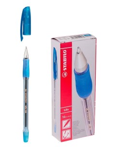 Ручка шариковая Bille 508 синяя 0 38 мм 10 шт Stabilo