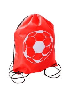 Мешок для обуви Футбольный мяч 34 х 42 см красный Mc-basir