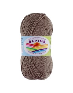 Пряжа Sati 046 серо коричневый Alpina