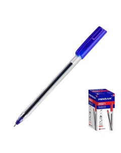Ручка шариковая масляная Triangle чернила синие линия письма 0 5 мм трехгранная 50 шт Nobrand