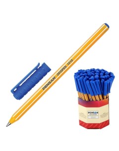 Ручка шариковая масляная Officepen чернила синие корпус оранжевый 60 шт Nobrand