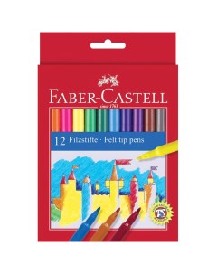 Фломастеры 12 цветов Faber-castell