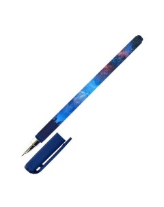 Ручка шариковая Sky Of Stars Night Slim Soft 0 5мм синий цвет 24шт Lorex