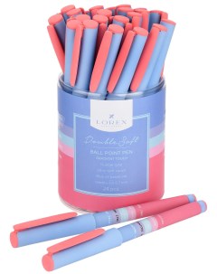 Ручка шариковая Gradient Touch Double Soft 0 35мм синий 24шт Lorex