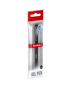 Ручка гелевая Velvet 305532 черная 0 5 мм 6 штук Berlingo