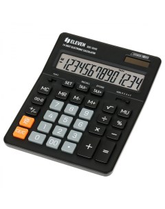Калькулятор настольный SDC 554S 14 разрядный двойное питание черный Eleven