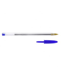 Ручка шариковая 0 35мм синий цвет чернил 100шт Lite