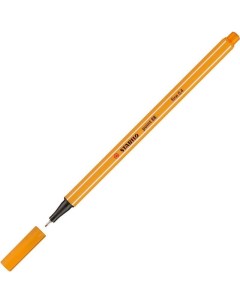 Ручка капиллярная Point 88 0 4мм оранжевая 10шт Stabilo