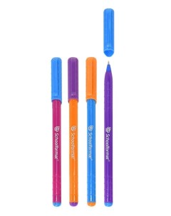Ручка шариковая Triple 0 7мм синий цвет масляная основа трехгранная 50шт Schoolformat
