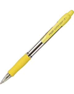Ручка шариковая автоматическая Super Grip 0 21мм синий цвет корпус желтый 12шт Pilot