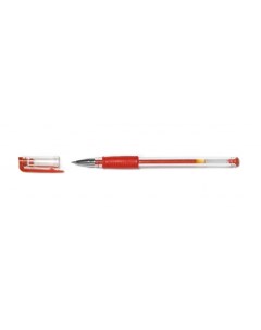 Ручка гелевая Comfort 0 4мм красный резиновая манжетка 12шт Союз