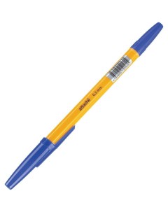 Ручка шариковая Economy оранжевый корпус 0 5мм синий цвет чернил 50шт Attache