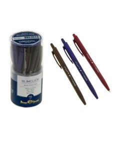 Ручка шариковая автоматическая SlimClick ORIGINAL 0 5мм синяя Bruno visconti