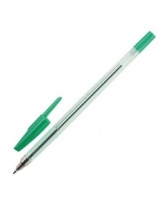 Ручка шариковая AA 927 0 5мм зеленый цвет чернил корпус прозрачный 50шт Beifa