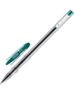 Ручка гелевая City 0 5мм зеленый 12шт Attache