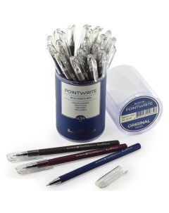 Ручка шариковая PointWrite Original 0 3мм синий цвет 24шт Bruno visconti