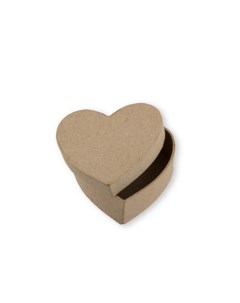 Заготовки для декорирования коробка в форме сердца 2 шт PAM 015 7x7x3 см Love2art