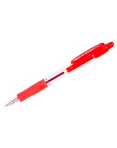 Ручка шариковая Super Grip автоматическая масляная красная 12 шт Pilot