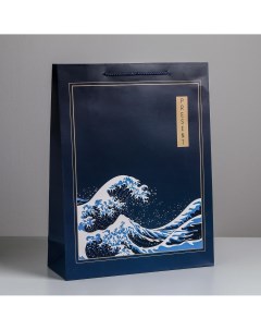 Пакет подарочный ламинированный вертикальный упаковка present l 31 х 40 х 11 5 см Дарите счастье