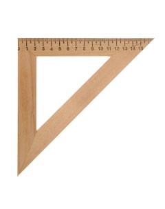 Треугольник деревянный 45 16 см Calligrata