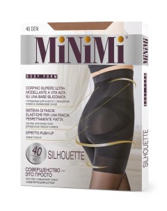 Колготки mini silhouette 40 140 высокая утяжка шорты daino Minimi