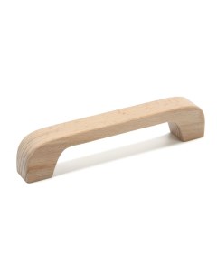 Ручка скоба 147 мм мебельная деревянная y1 бук 1шт Nobrand