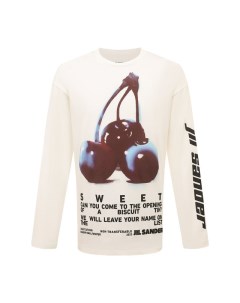 Хлопковый лонгслив Jil sander