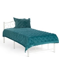 Кровать MALVA mod 9303 металл 90 200 см Single bed White белый Tetchair