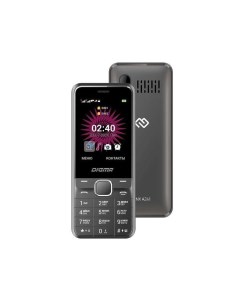 Мобильный телефон A241 Linx 32Mb серый Digma