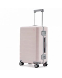 Чемодан Manhattan Frame Luggage 20 розовый Ninetygo