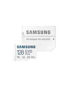 Карта памяти MB MC128KARU 128Gb microSDHC Evo Plus SD адаптер Samsung