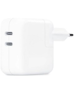 Зарядное устройство сетевое MNWP3ZM A 35W 2 USB C белое Apple