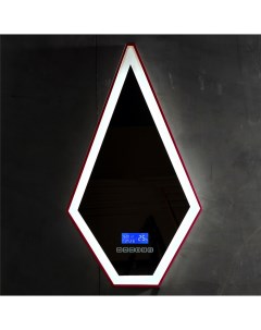 Зеркало Stein AS6611R 45х80 см для ванной с подсветкой цвет красный Abber