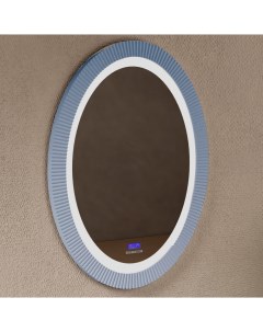 Зеркало Stein AS6601Blau 60х80 см для ванной с подсветкой цвет голубой Abber
