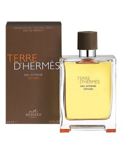 Terre D Eau Intense Vetiver парфюмерная вода 200мл Hermès