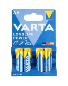 Батарейка Longlife power LR6 AA 4шт Varta