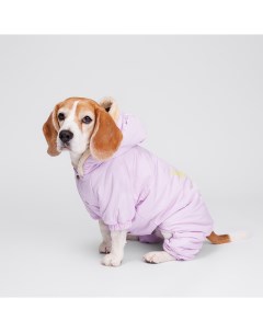 Комбинезон с оленем для собак 3XL фиолетовый девочка Petmax