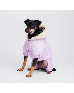 Комбинезон с оленем для собак 2XL фиолетовый девочка Petmax