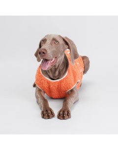 Жилетка пальто для собак 4XL оранжевая Petmax